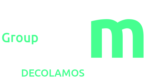 Logo marca da Group BRM, Nós decolamos o seu negócio